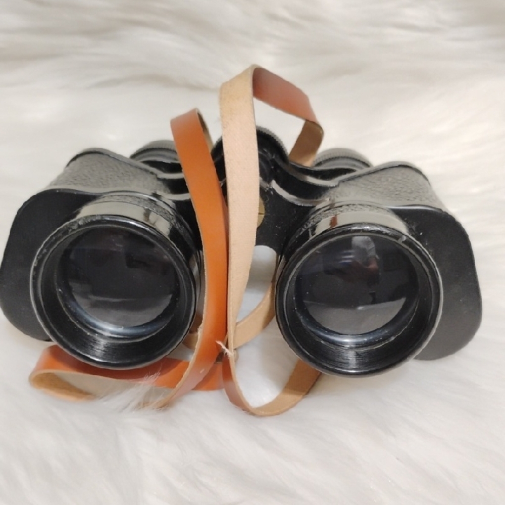 SPI Black Binoculars with Tan Strap 7x35 - Picture 6 of 8